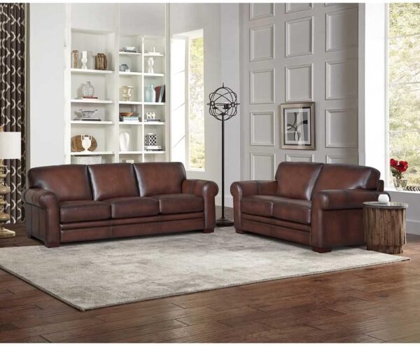Hydeline Brookfield Top Grain Leather Sofa