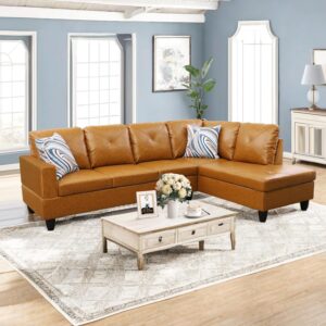 NicBex L Shaped Couch Sectional Couches for Living Room