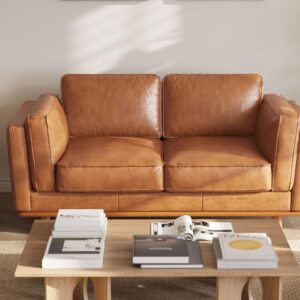 Valencia Artisan Full Leather Loveseat Sofa